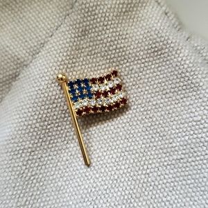 American flag pin/brooch
